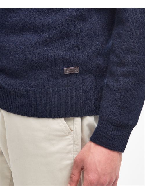 Felpa con toppa sul gomito Essential BARBOUR | MKN0585MKN/NY91